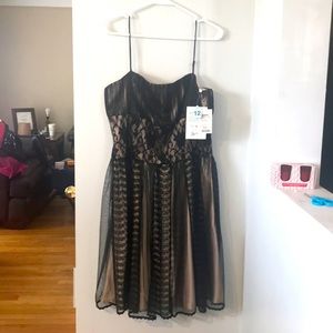 Womens Black and golden tan OC by OC dress size 12